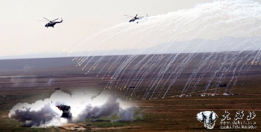 “和平使命—2014”实兵演习打响 6国总参谋长观摩 