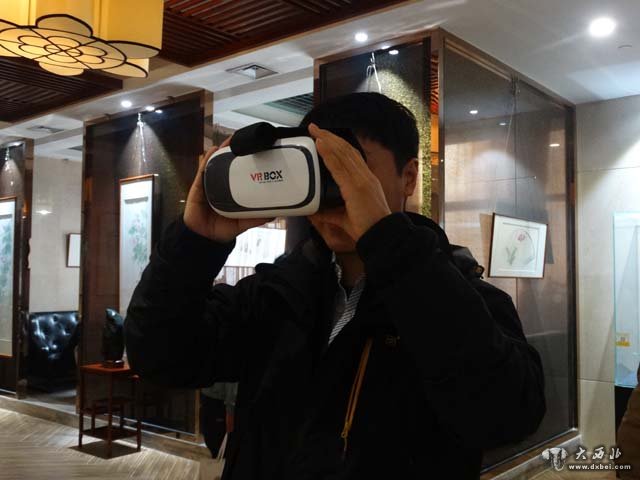 在徐华花鸟画展上——VR虚拟现实展成为一道风景