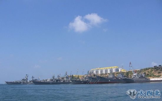资料图:俄罗斯海军黑海舰队。