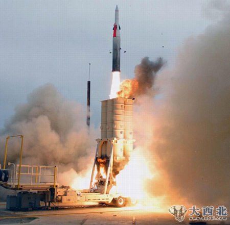 资料图:以色列“箭”式反导导弹