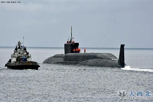 资料图:俄海军955型潜艇