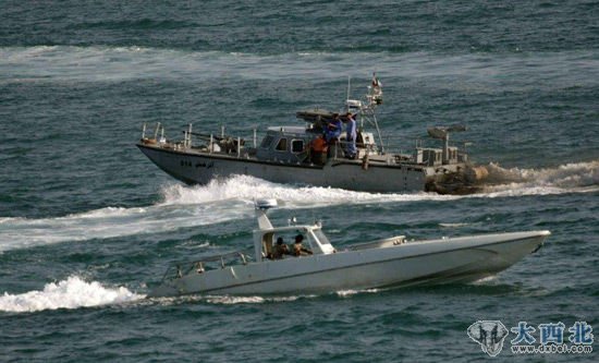 资料图:伊朗海军举行海上演习