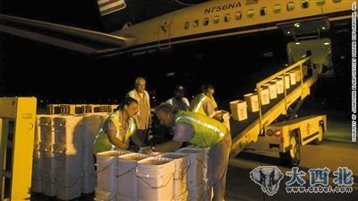 2007年,奥德赛公司用飞机将金银币送回美国,并将其安置在秘密场所。 2007年,奥德赛公司用飞机将金银币送回美国,并将其安置在秘密场所。