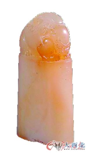 嘉德拍卖的寿山芙蓉冻印章 嘉德拍卖的寿山芙蓉冻印章