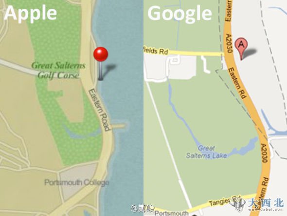 苹果iOS版iPhoto弃用谷歌地图 业内称影响深远