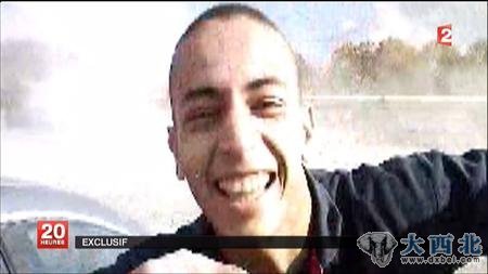 法国当地电视台曝光的梅拉照片,日期及来源不详