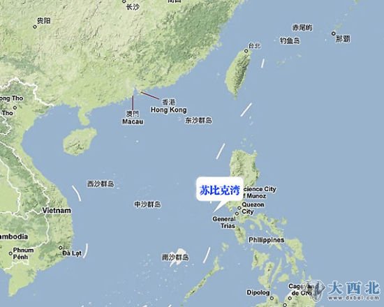苏比克湾在菲律宾吕宋岛西南,是南海东岸的重要港湾。1901年美国在此建立海军基地,1991年后由菲律宾政府收回。 苏比克湾在菲律宾吕宋岛西南,是南海东岸的重要港湾。1901年美国在此建立海军基地,1991年后由菲律宾政府收回。