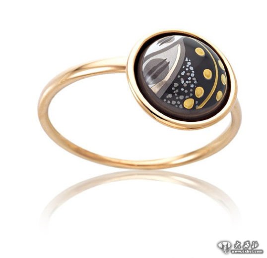 雏菊珐琅指环的个性标识