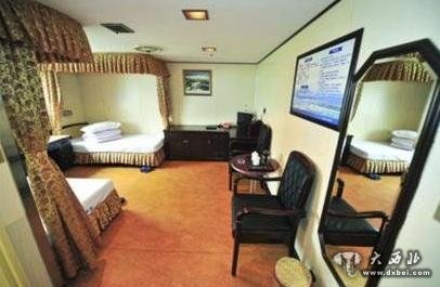 “椰香公主”号内部设施。据记者了解,高端的豪华商务舱、特等舱、一等舱都被用于公务接待。 /CFP