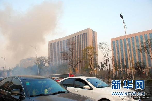 山西省委附近爆炸致1死8伤 初步判断为人为制造