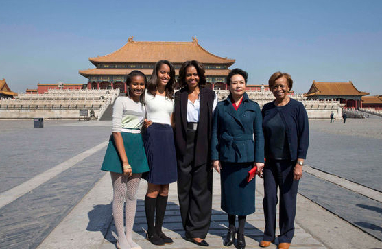 米歇尔今日行程:赴北大演讲 游览颐和园