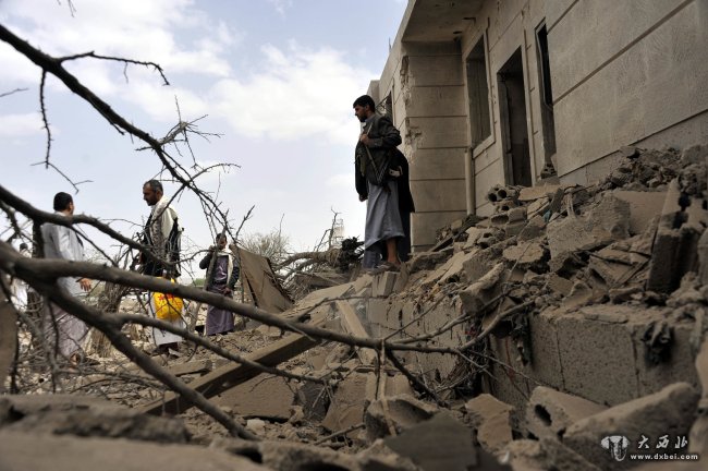 沙特等国空袭也门首都造成3人死亡
