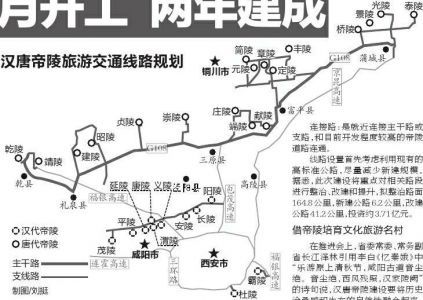 陕西要修路串连29座帝陵