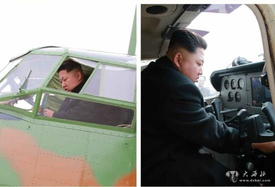朝鲜领导人金正恩试飞轻型飞机。资料图 朝鲜领导人金正恩试飞轻型飞机。资料图