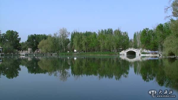 酒泉河清绿洲