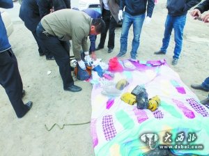 抓捕现场,缴获毒品