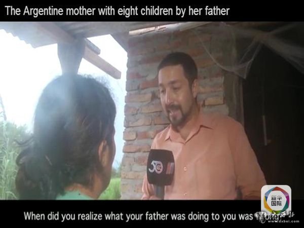 安东尼娅接受媒体采访。(图片来源:互联网)